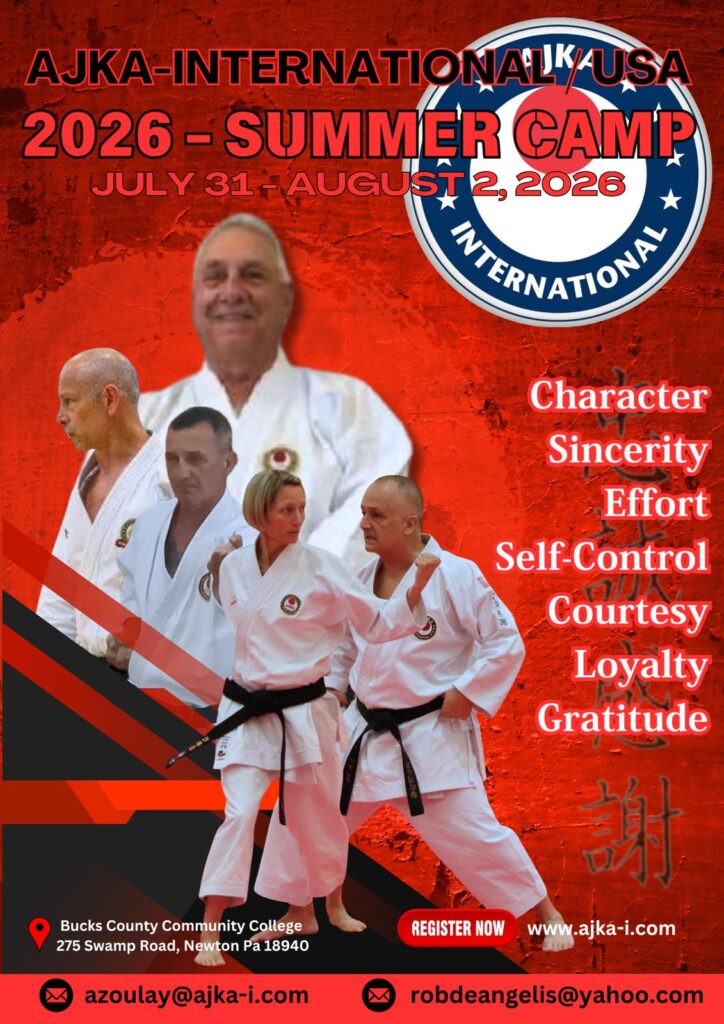 Flyer for Shotokan Summer Camp 2026