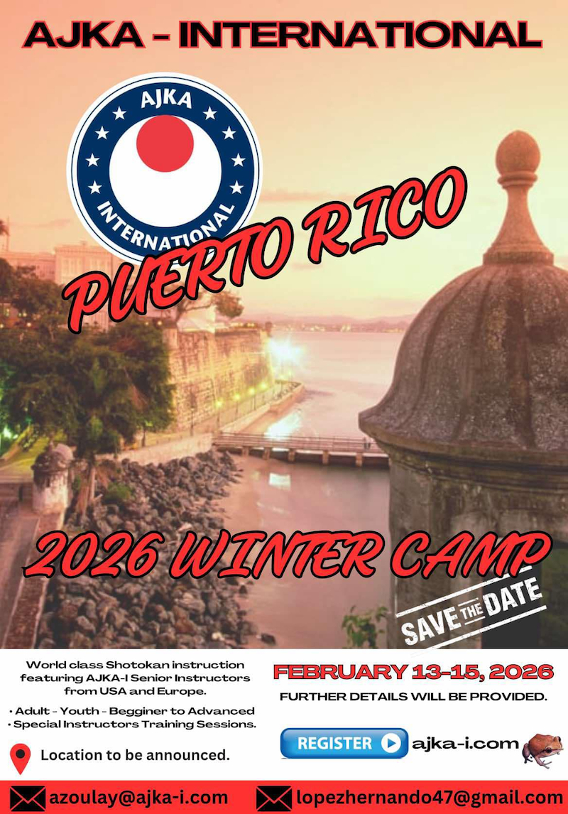 Flyer for Karate Event 2/2026