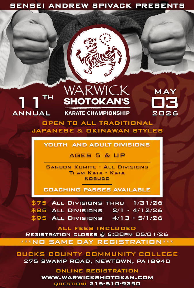 Karate Championship <ay 3rd, 2026 Flyer